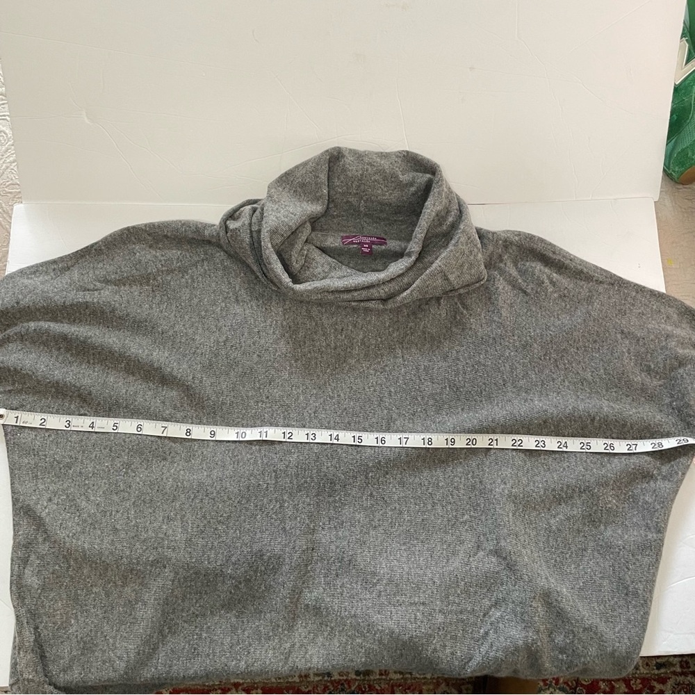 Eastside Westside oversized cowl neck gray sweater XS - Picture 11 of 11